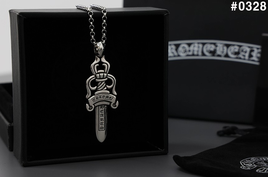 🍀 [Chrome Hearts] 크롬하츠 더블대거 펜던트 목걸이 🍀 #0328