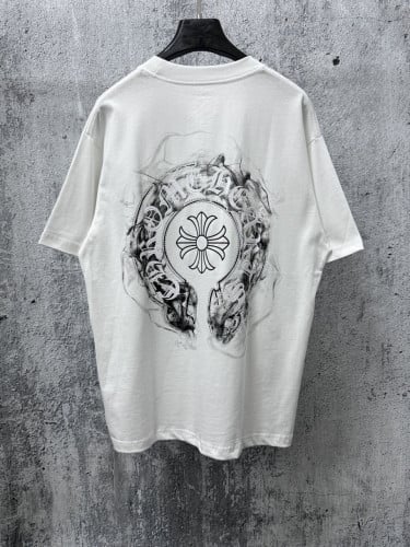 💕 크* 스모크링 반팔 티셔츠 (화이트,블랙 2가지)