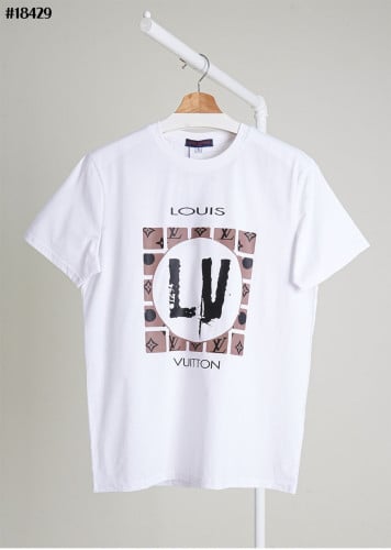 🔆 [Louis Vuitton] 루이비통 스퀘어 모노그램 LV 숏 슬리브 그래픽 티셔츠 🔆