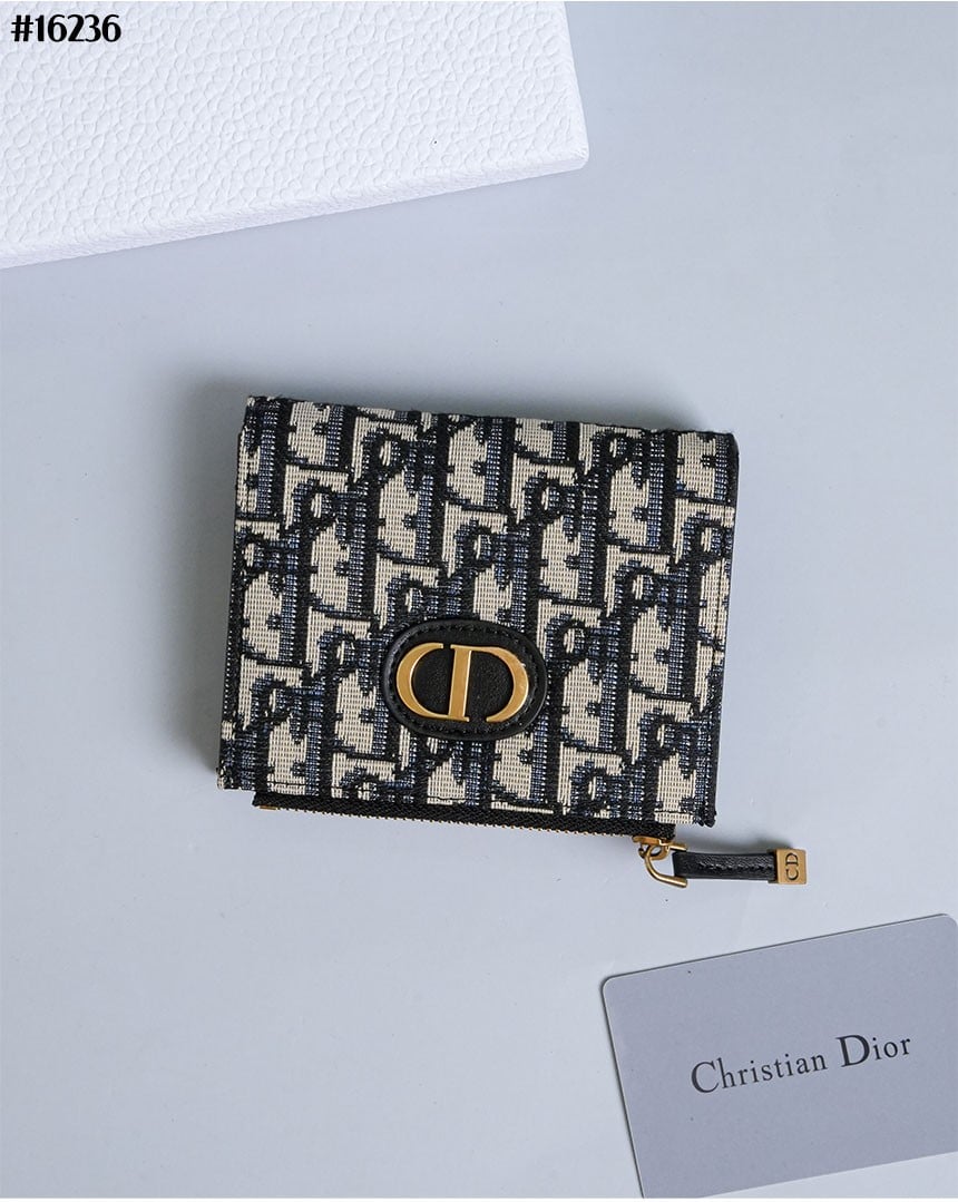 🔆 [DIOR] 크리스챤 디올 Montaigne CD 몽테인 오블리크 플랩 반지갑 🔆