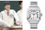 까르띠에 산토스 42mm 화이트다이얼 브레이슬릿