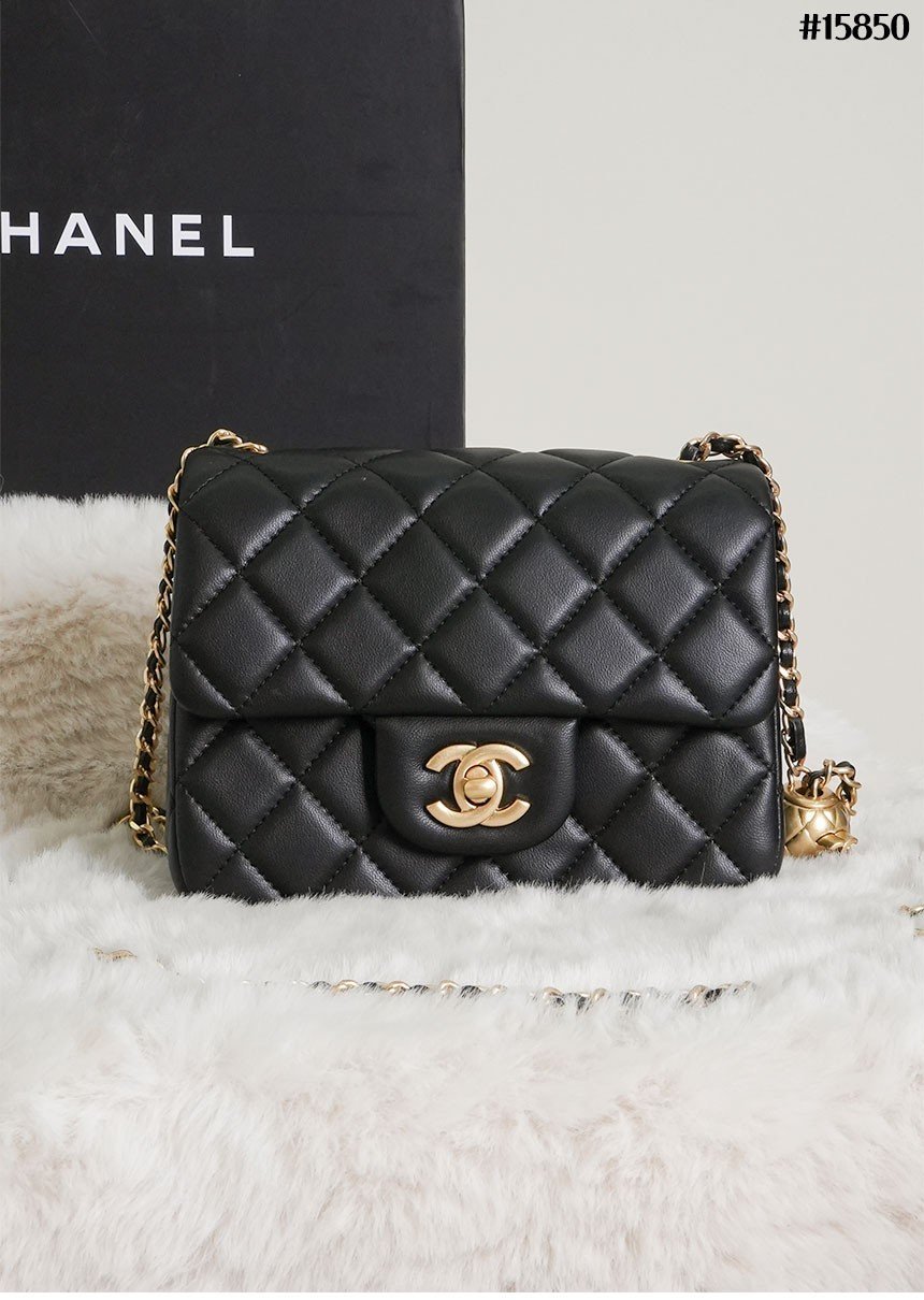 🔆 [CHANEL] 샤넬 클래식 까멜리아 골드볼 쁘띠삭 🔆