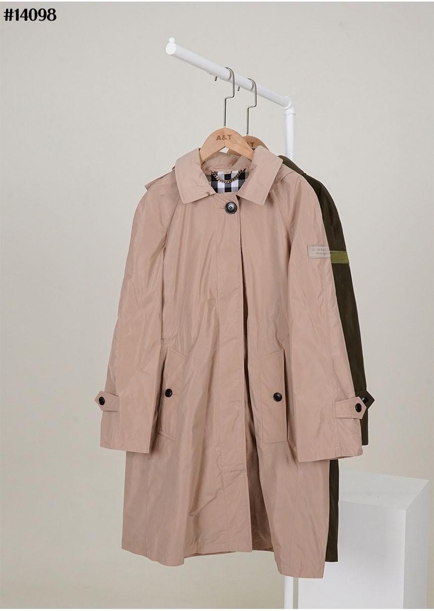 🔆 [BURBERRY] 버버리 빈티지 체크 트렌치 후드 코트 (후드 탈부착 가능) 🔆