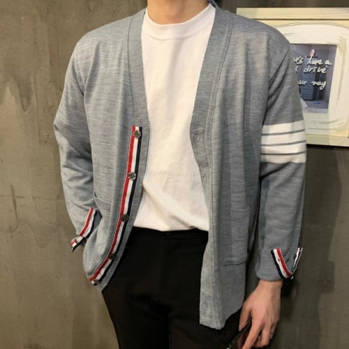 TB 사선완장 가디건
