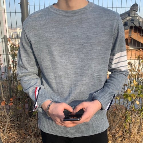 TB 사선완장 니트