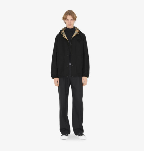 #버버리 24fw 체크 나일론 리버시블 자켓