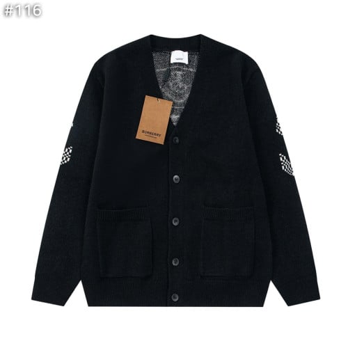 #버버리 EKD 인타르시아 울 가디건