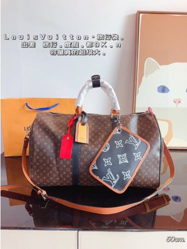 루이비통 이클립스 패치워크 멀티컬러 키폴 50