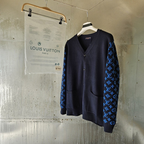 25 SS 루*비* 모노그램 믹스 캐시미어 가디건