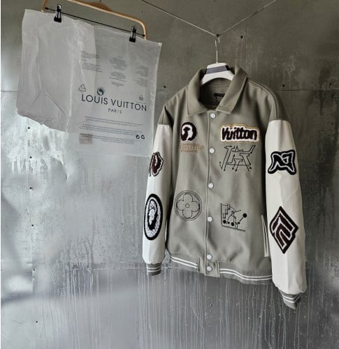 25 SS 루*비* 바시티 패치 블루종 자켓