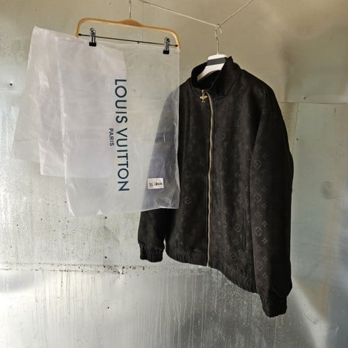 25 SS 루*비* 모노 디보스드 스웨이드 트랙수트 자켓