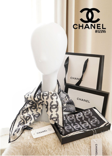 🔆 [CHANEL] 샤넬 트로피칼 스케치 실크 스퀘어 스카프 🔆