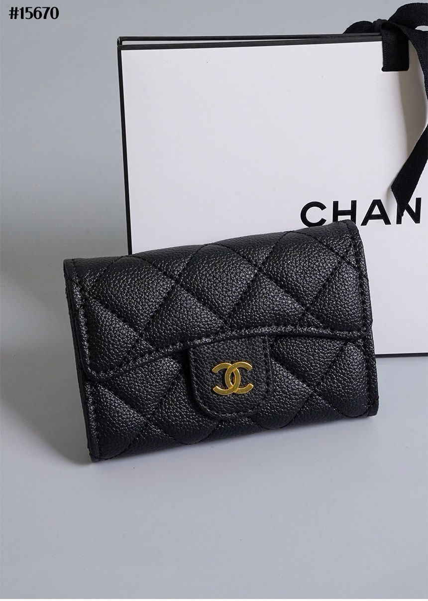 🔆 [CHANEL] 샤넬 클래식 케비어 플랩 반지갑 🔆