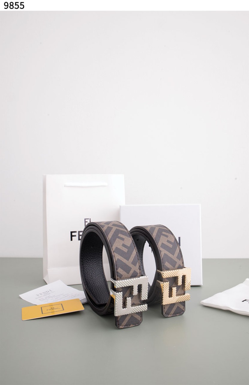 #펜디 [FENDI] 펜디 FF 라운디드 리버시블 레더 벨트 신상입고💢 #벨트 #9855
