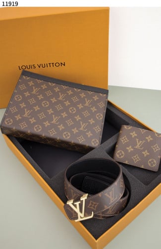 #루이비통 [Louis Vuitton] 포쉐트 보야주 MM 모노그램 이클립스 클러치 & 지갑 & 벨트 3종세트 신상입고💢 #가방 #11919