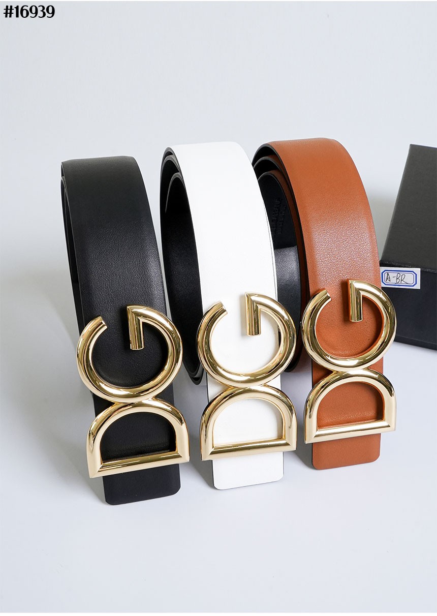 🔆 [DOLCE&GABBANA] 돌체 앤 가바나 도핀 DG 금장 레더 벨트 (펀칭식) 🔆