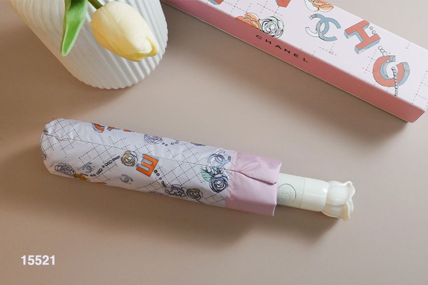 🔆 [CHANEL] 샤넬 까멜리아 3단 자동 엄브렐라 (우산&양산 겸용) 🔆