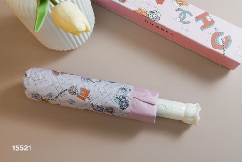 🔆 [CHANEL] 샤넬 까멜리아 3단 자동 엄브렐라 (우산&양산 겸용) 🔆