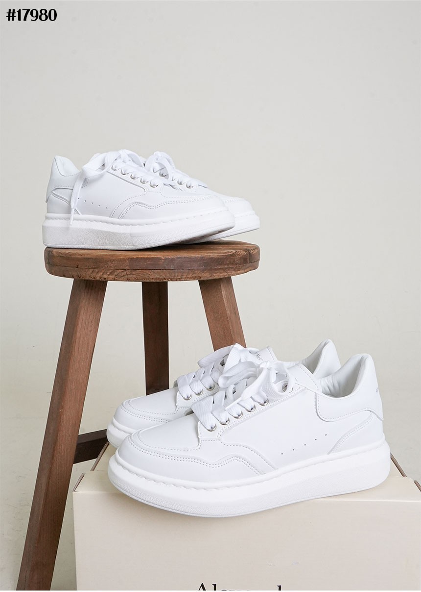 🔆 [Alexander McQUEEN] 알렉산더맥퀸 오버사이즈드 스니커즈 화이트 🔆