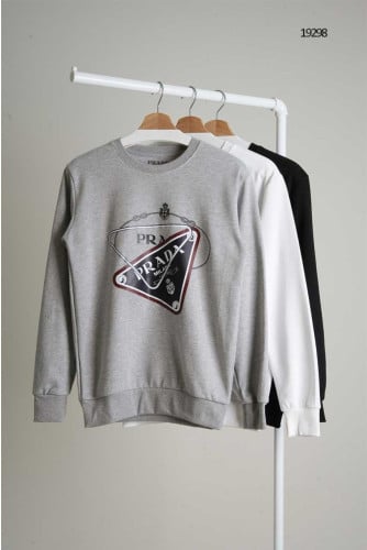 🔆 [PRADA] 프라다 삼각로고 그래픽 맨투맨 1+1 🔆