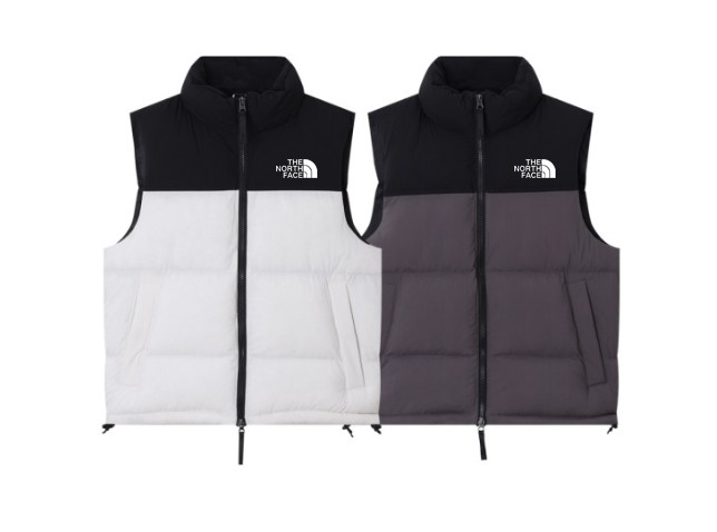 20426_NF 눕시 투톤 패딩 조끼