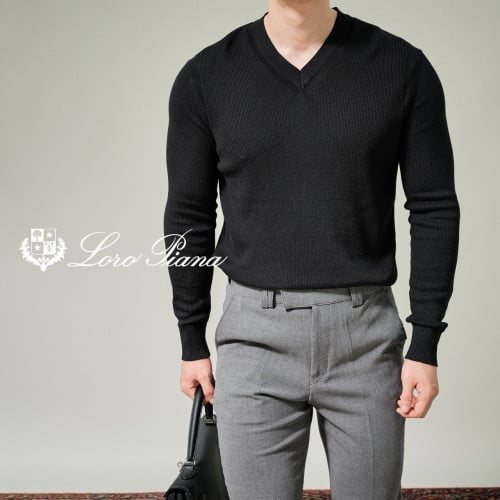 콘웨이 V긴팔 니트