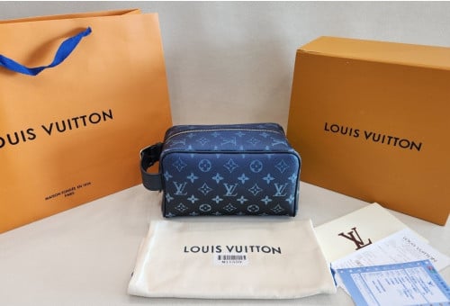 L 락커 돕 키트 클러치 네이비 블루 M11559