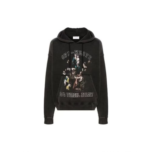 2024 #오**** 프린팅 워싱 후드티 입고~~