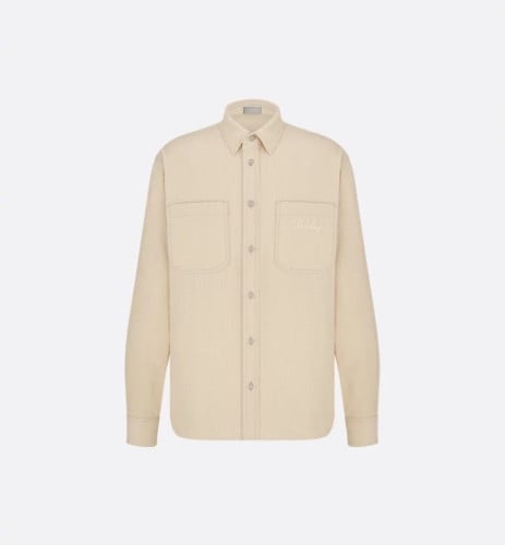 2025 디*올 스트라이프 코듀로이 셔츠 재킷 입고