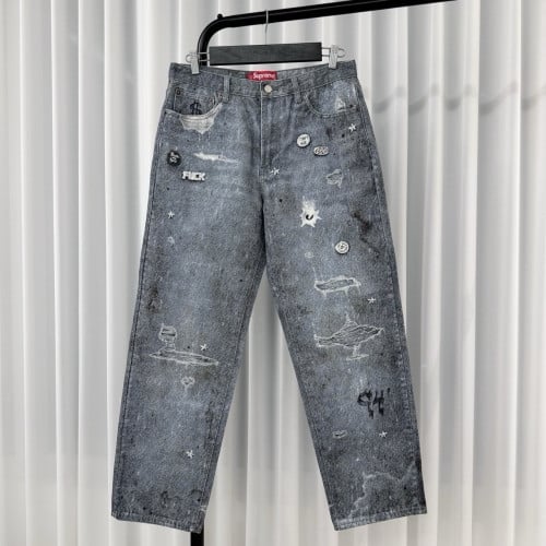 ➰슈프림 HJR 트롱프 뢰유 루즈 핏 진