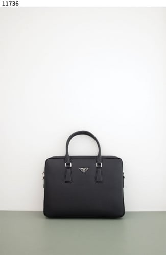 #프라다 [PRADA] 사피아노 가죽 브리프케이스 블랙 신상입고💢 #가방 #11736