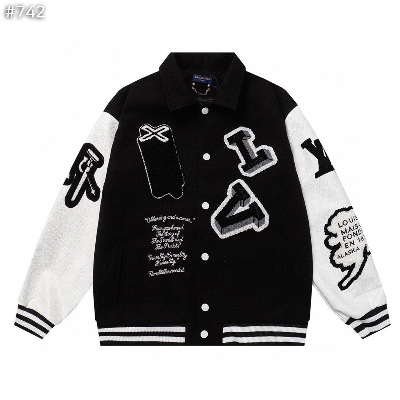 #루이비통 LV 바시티 블루종 자켓