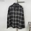 #크롬하츠 크로스 포인트 플란넬 체크 셔츠