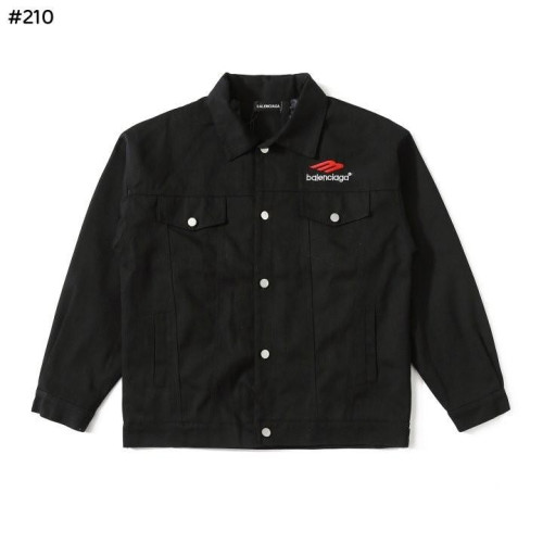 #발렌시아가 23SS 로고자수 고밀도 헤비 데님 코트 자켓