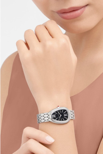 불가리 세르펜티 세두토리 워치 실버