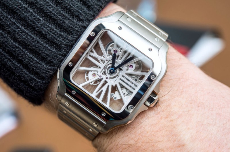 까르띠에 산토스 드 까르띠에 스켈레톤 워치 2025