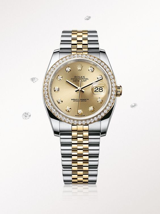 로렉* 데이저스트 골드콤비 다이아 31mm