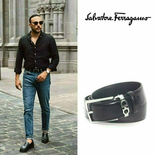 🔳🔳 25s 페♡가모 더블간치니 스틸핀 벨트🔳🔳