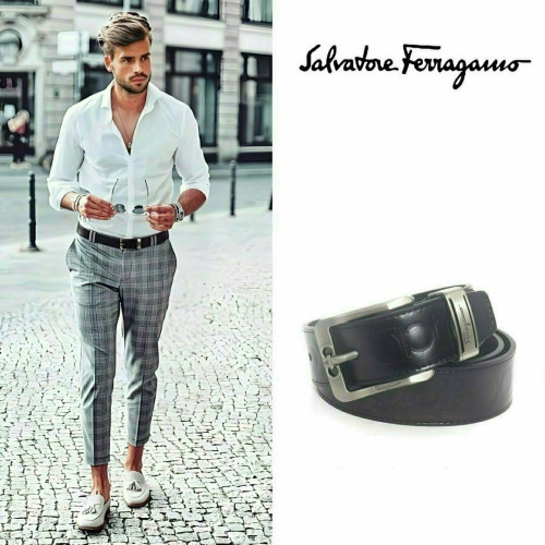 🔳🔳 25s 페♡가모 로고장식 스틸핀 벨트🔳🔳