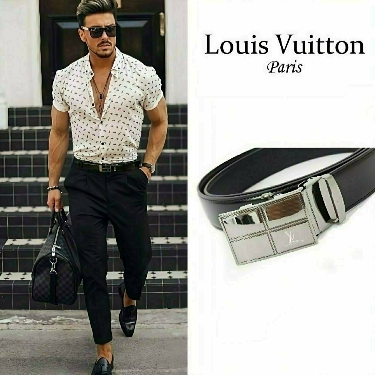 🔳🔳25s 루♡비통 롤 플레이트 버클 벨트🔳🔳