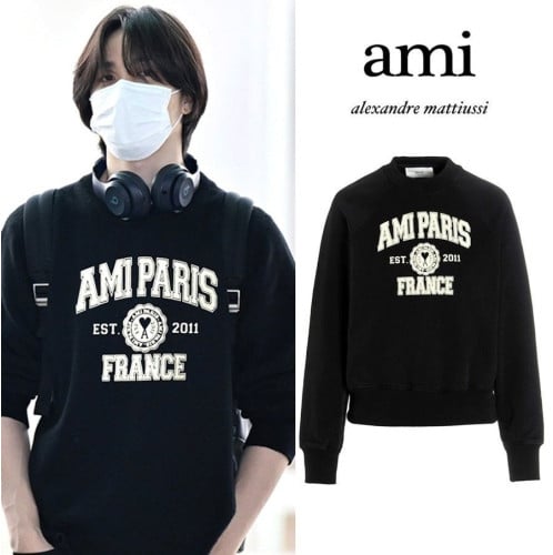 🩷 A*I PARIS FRANCE Logo Cotton Sweatshirt 🩷
