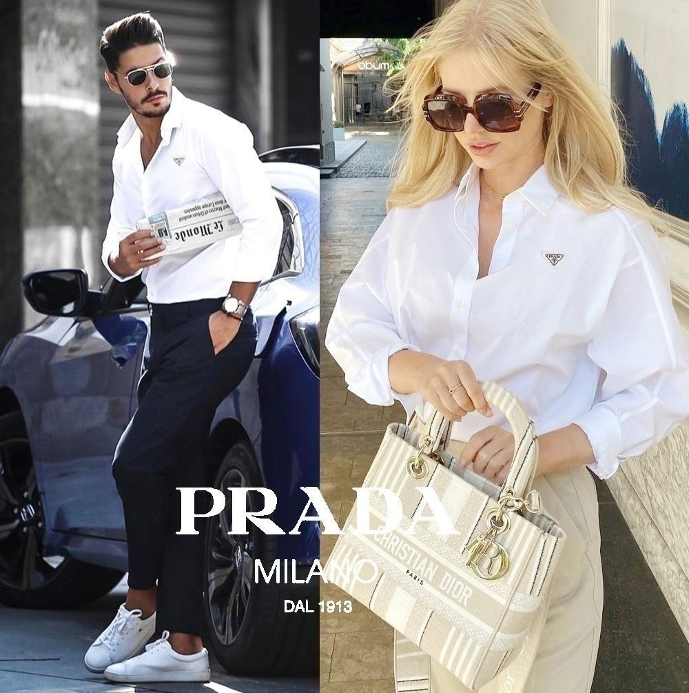 ➖▪️P*A*A SAFFIANO MILANO SHIRT ◾➖