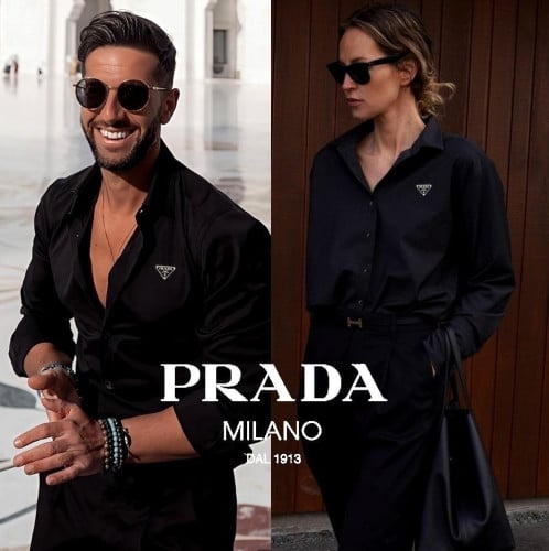 ➖▪️P*A*A SAFFIANO MILANO SHIRT ◾➖