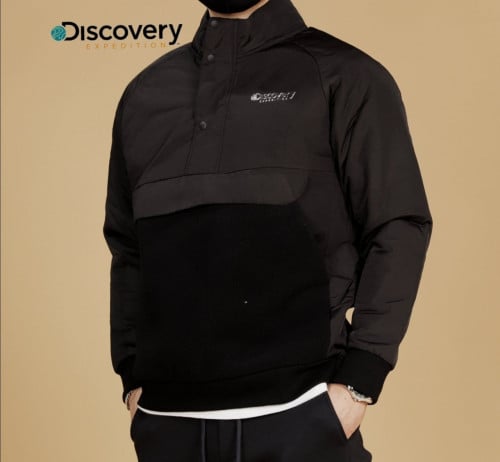 1 <디스커버리 V 실버 패치 두툼 아노락 >