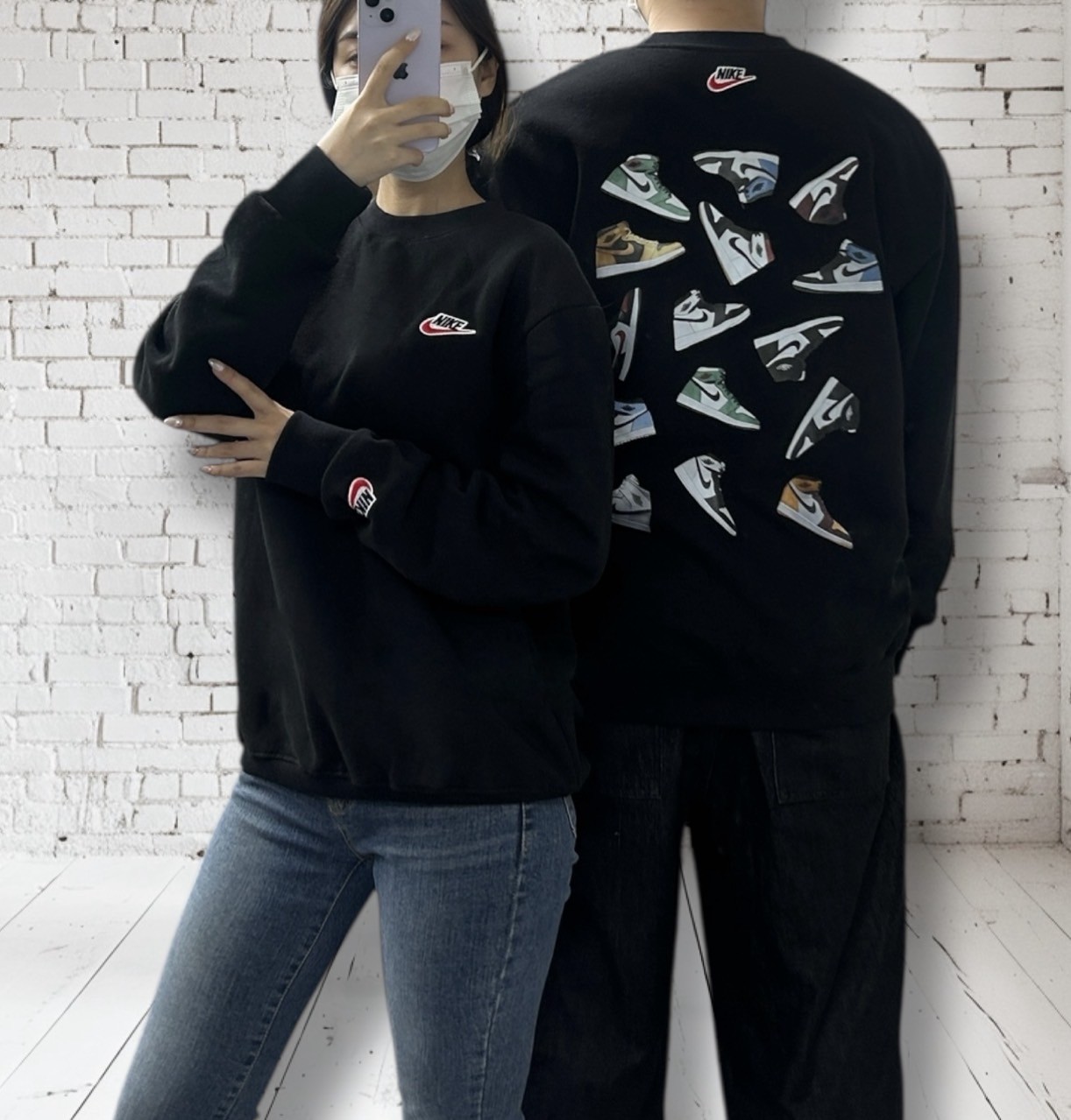 <나이키 조던 기모 맨투맨>