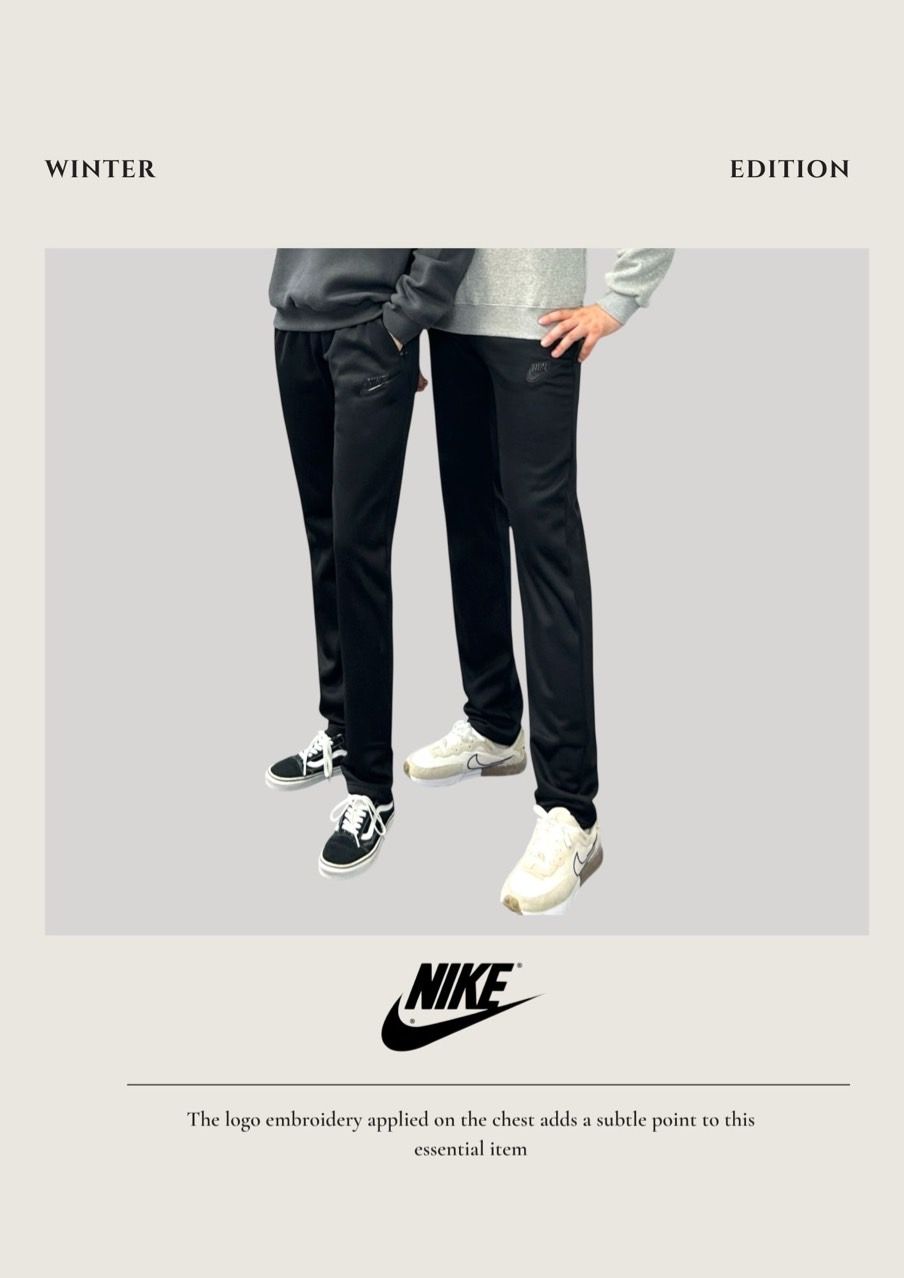 <나이키 3D 쿠션 기모 긴바지>