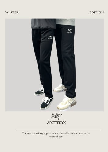 <아크 쿠션 기모 긴바지>