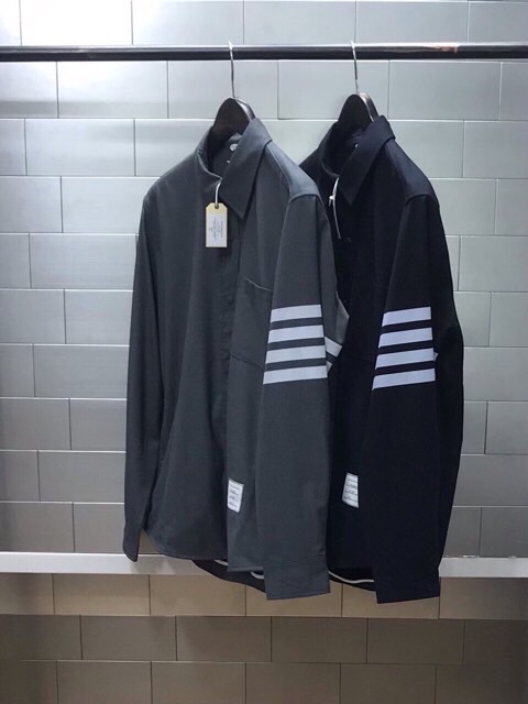 T 4BAR 울 스냅 프론트 셔츠자켓