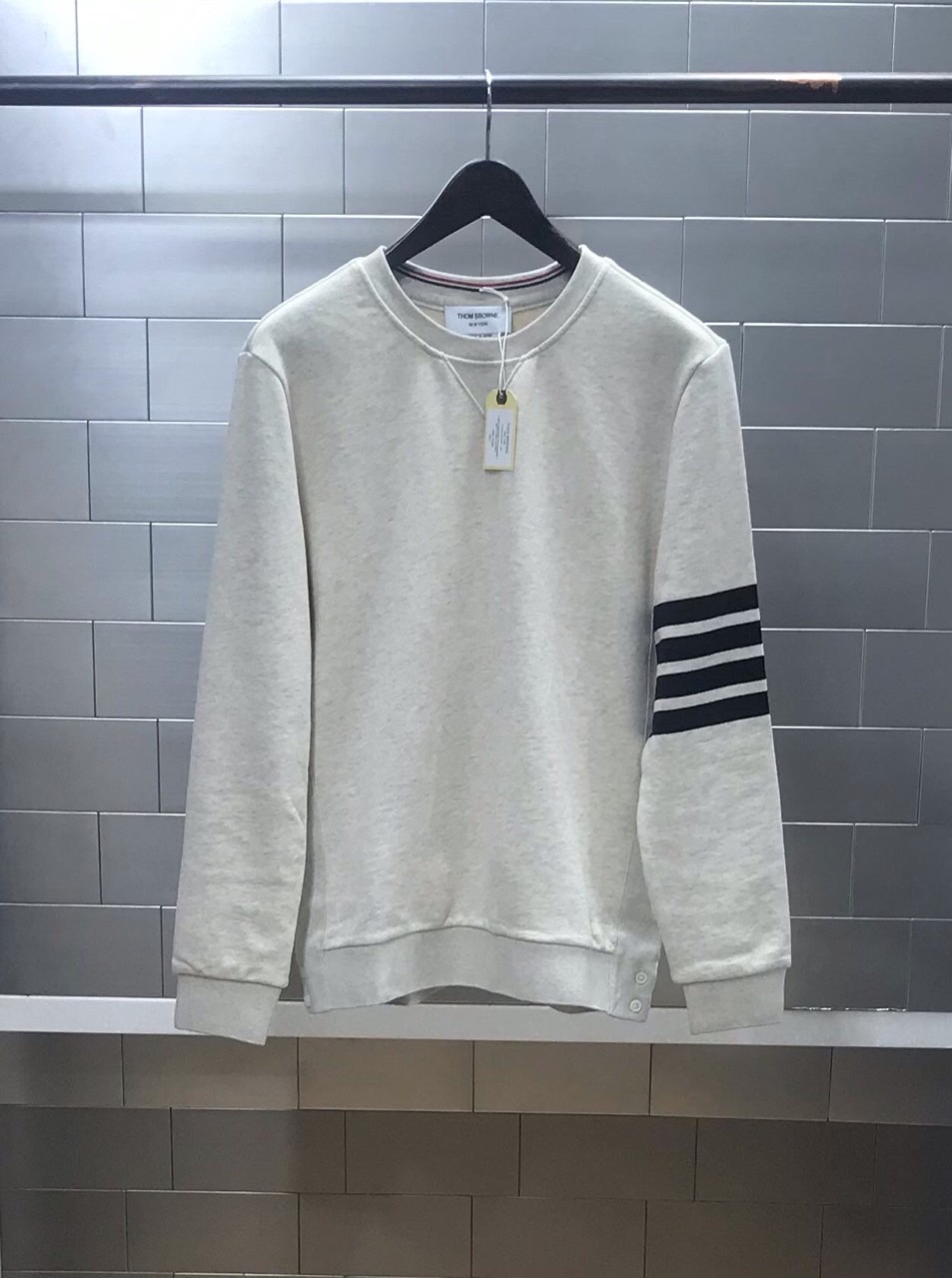 T 사선 스웻맨투맨