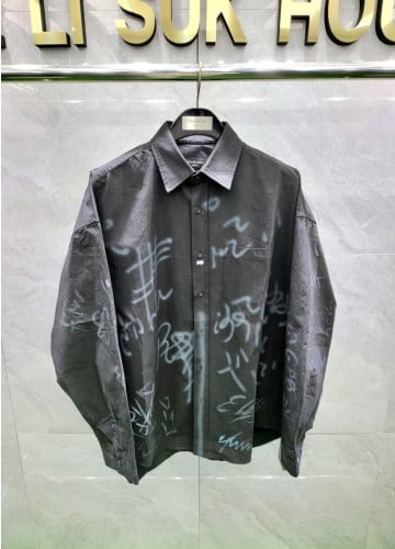 B 25FW 페인팅 셔츠